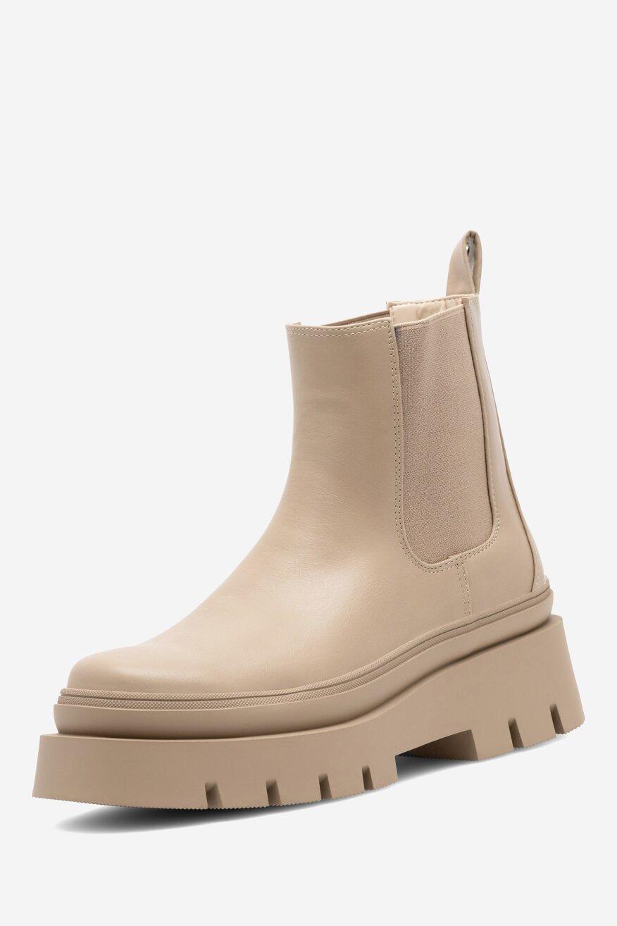 Botki DeeZee LARA H230208-1 Beżowy