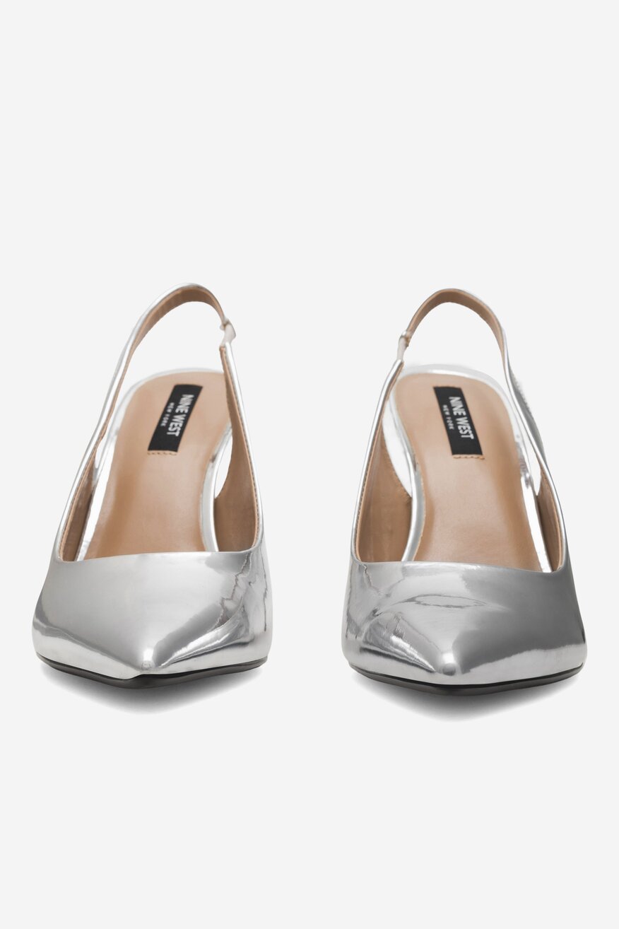 Czółenka NINE WEST AYANA ZL22045-1CC Srebrny