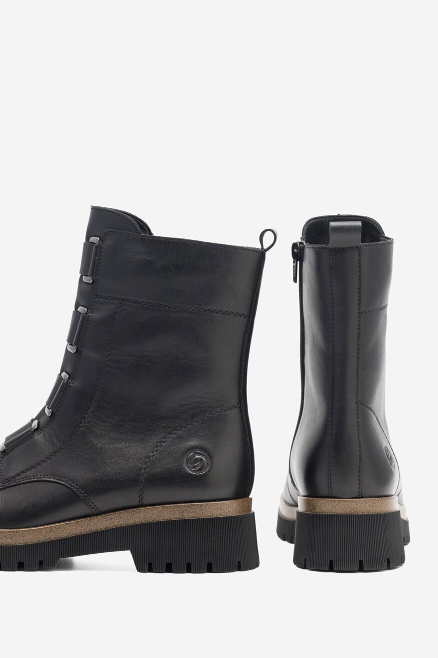 Botki Remonte D1B75-01 Czarny