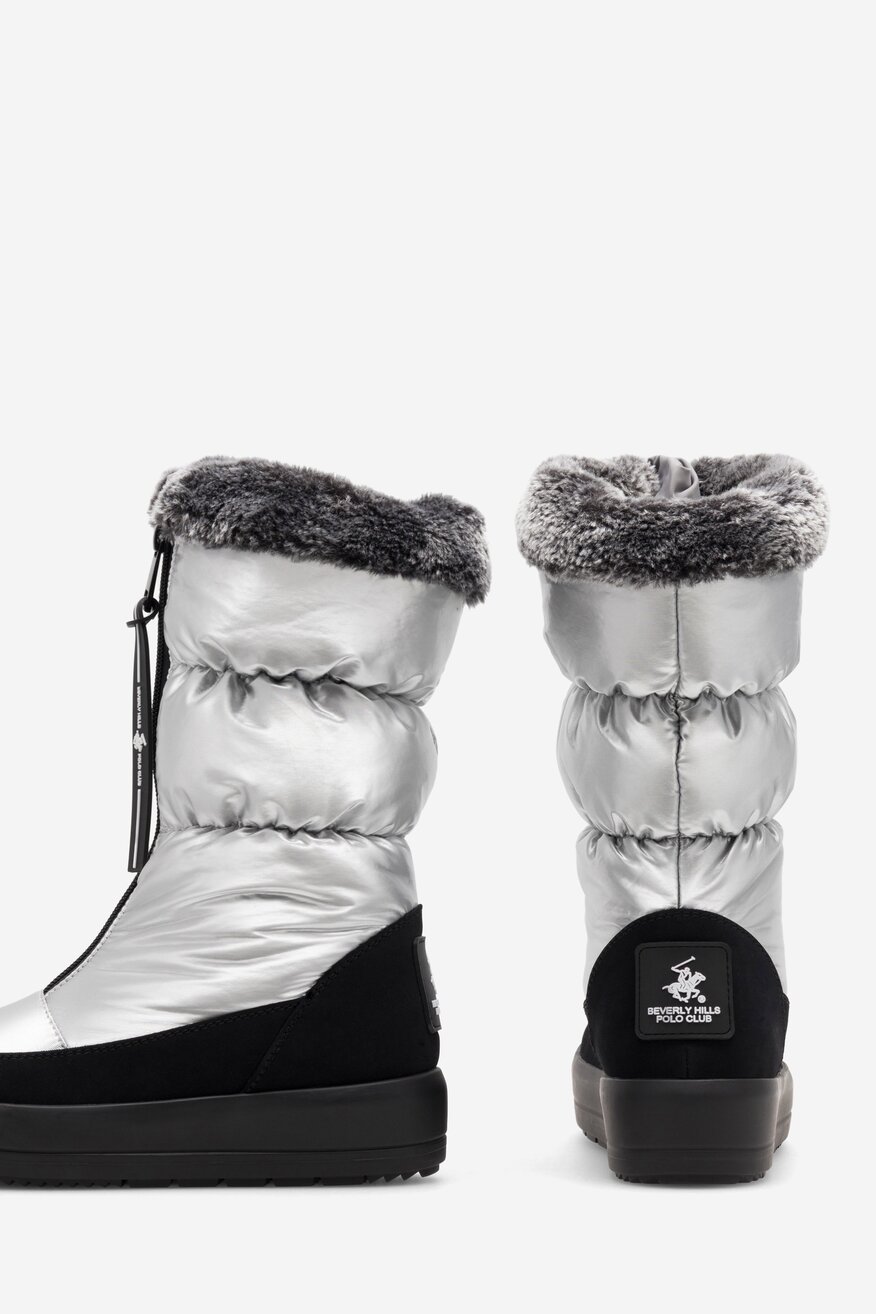 Botki Beverly Hills Polo Club WS19001-04 Srebrny