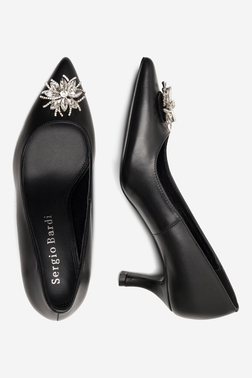 Czółenka Sergio Bardi WFA2532-1Z-SB Czarny