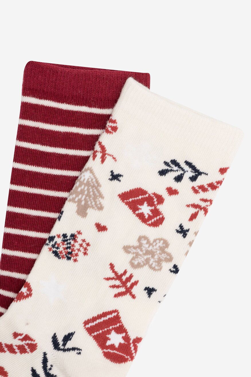 Skarpetki damskie Jenny Fairy 4WB-001-AW23 (2-PACK) Beżowy