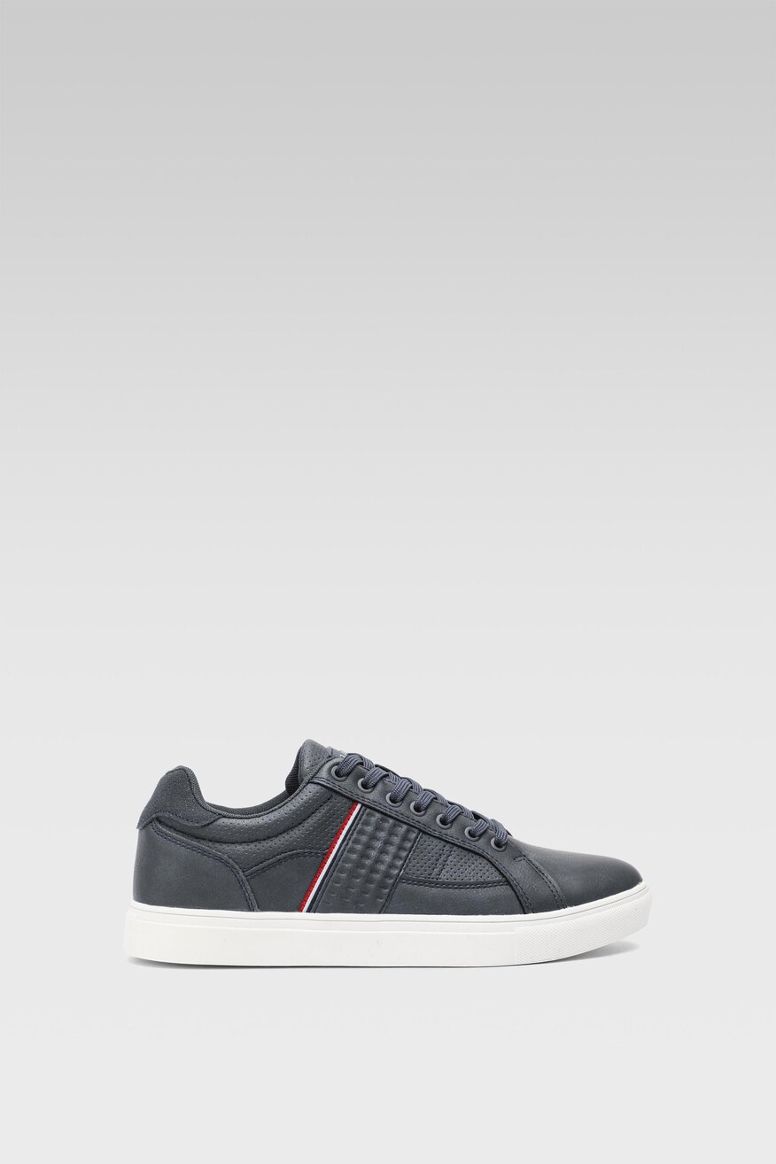 Półbuty Lanetti MP07-11690-01 Granatowy