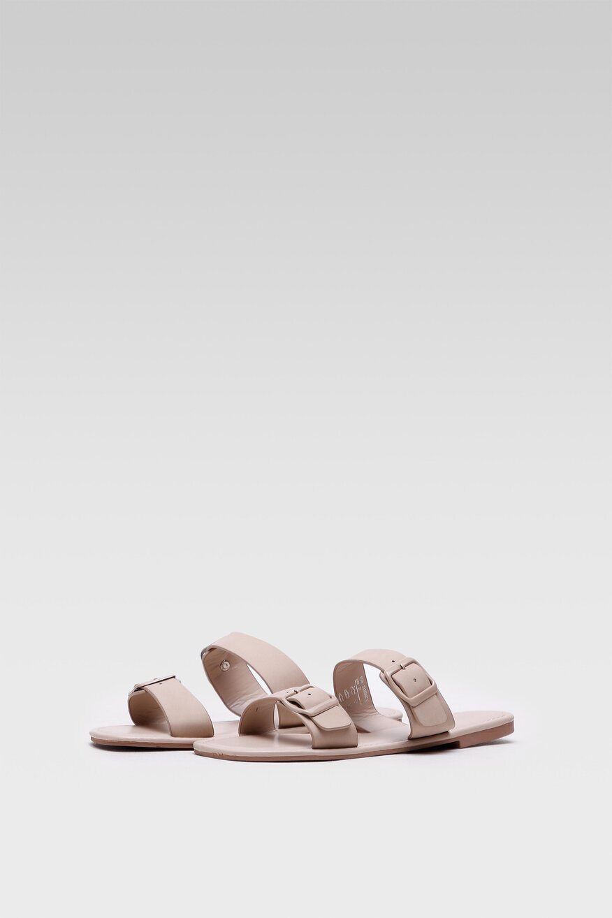 Klapki Bassano 23302MDY Beżowy