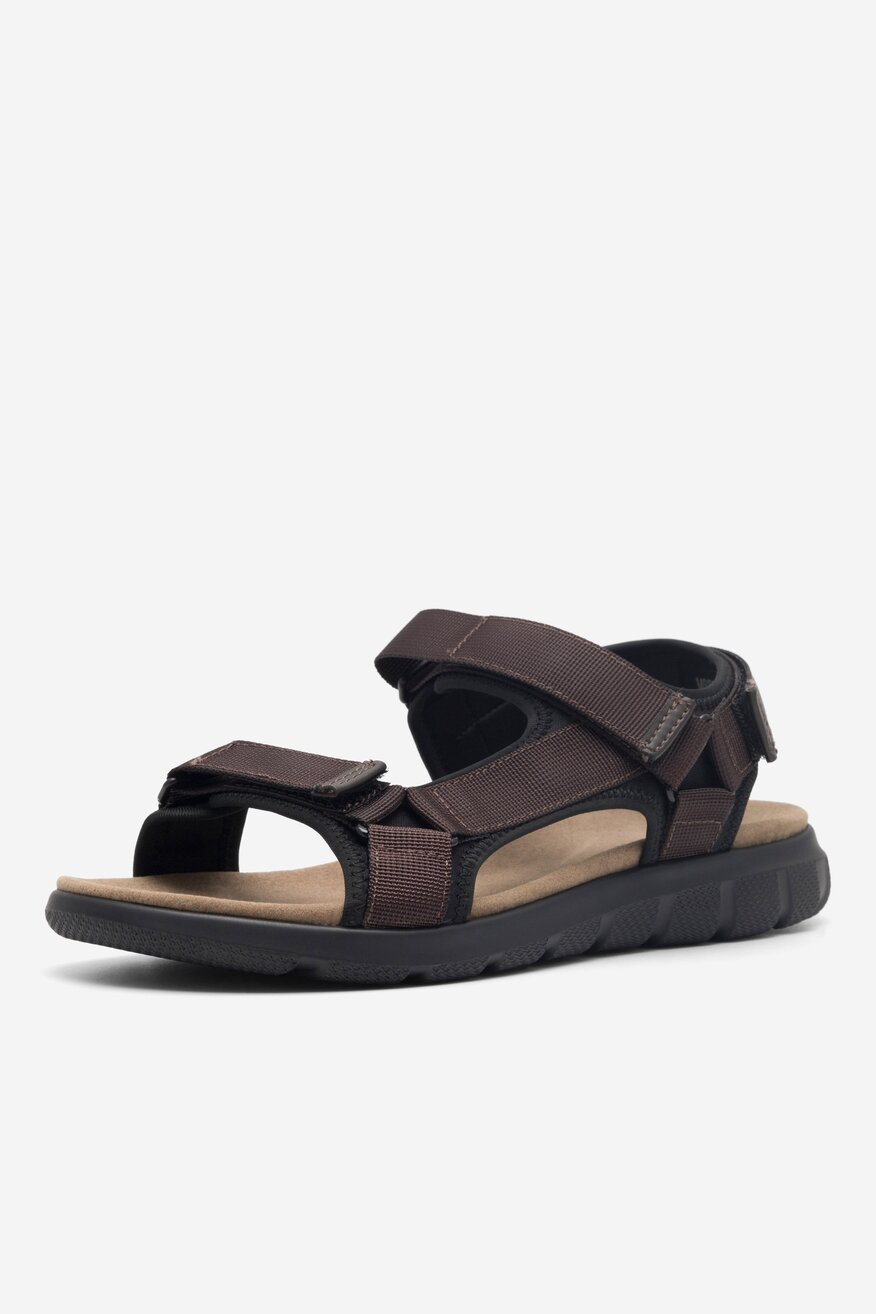 Sandały Lanetti MSS20230-13 Brązowy