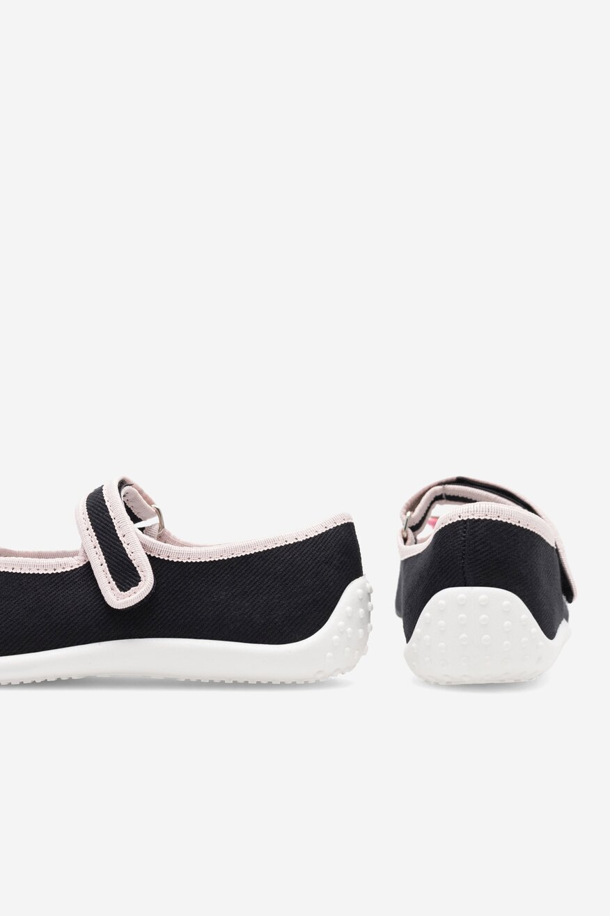 Kapcie Nelli Blu BALERINKI MOTYL IV Czarny