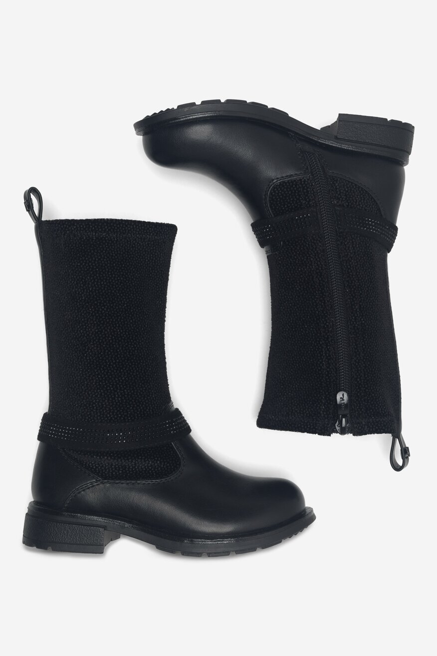 Kozaki Nelli Blu CS22AWBL4189 Czarny