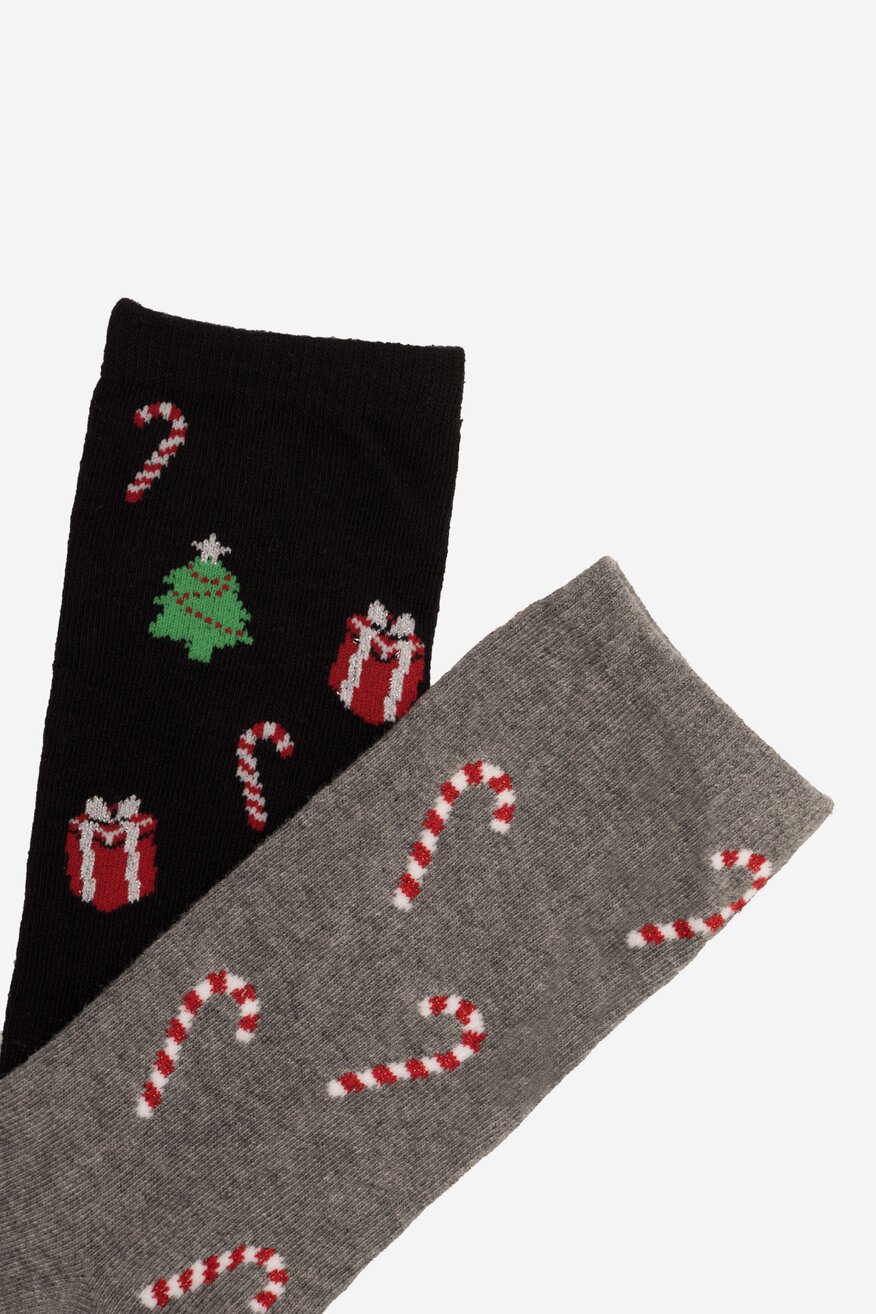 Skarpetki męskie Lasocki 2MB-001-AW23 (2-PACK) Szary