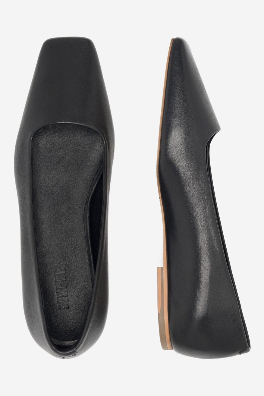 Baleriny SIMPLE SARAGOSSA1-23SSB40 Czarny