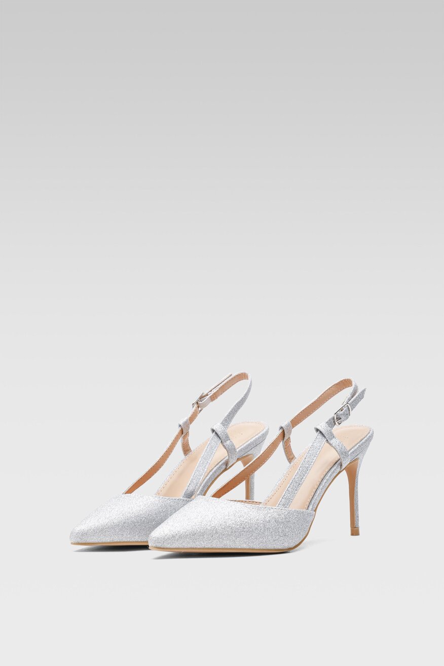 Czółenka Jenny Fairy KL-11270-01 Srebrny