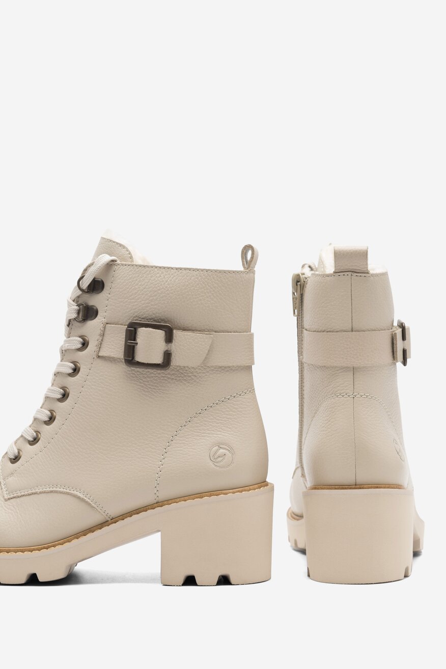 Trzewiki Remonte D0A74-60 Beżowy