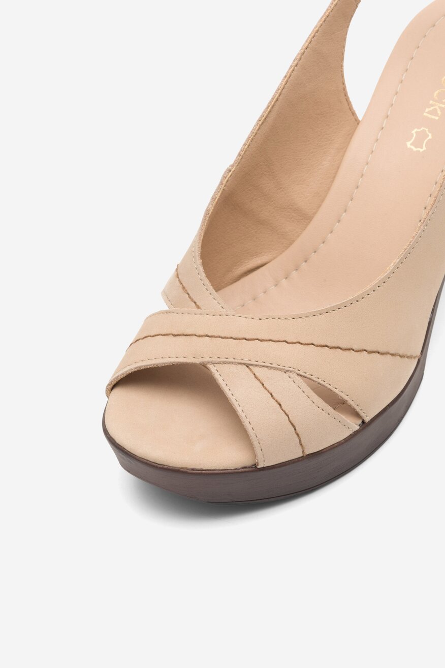 Sandały Lasocki POLTA EST-2025-12 Beżowy