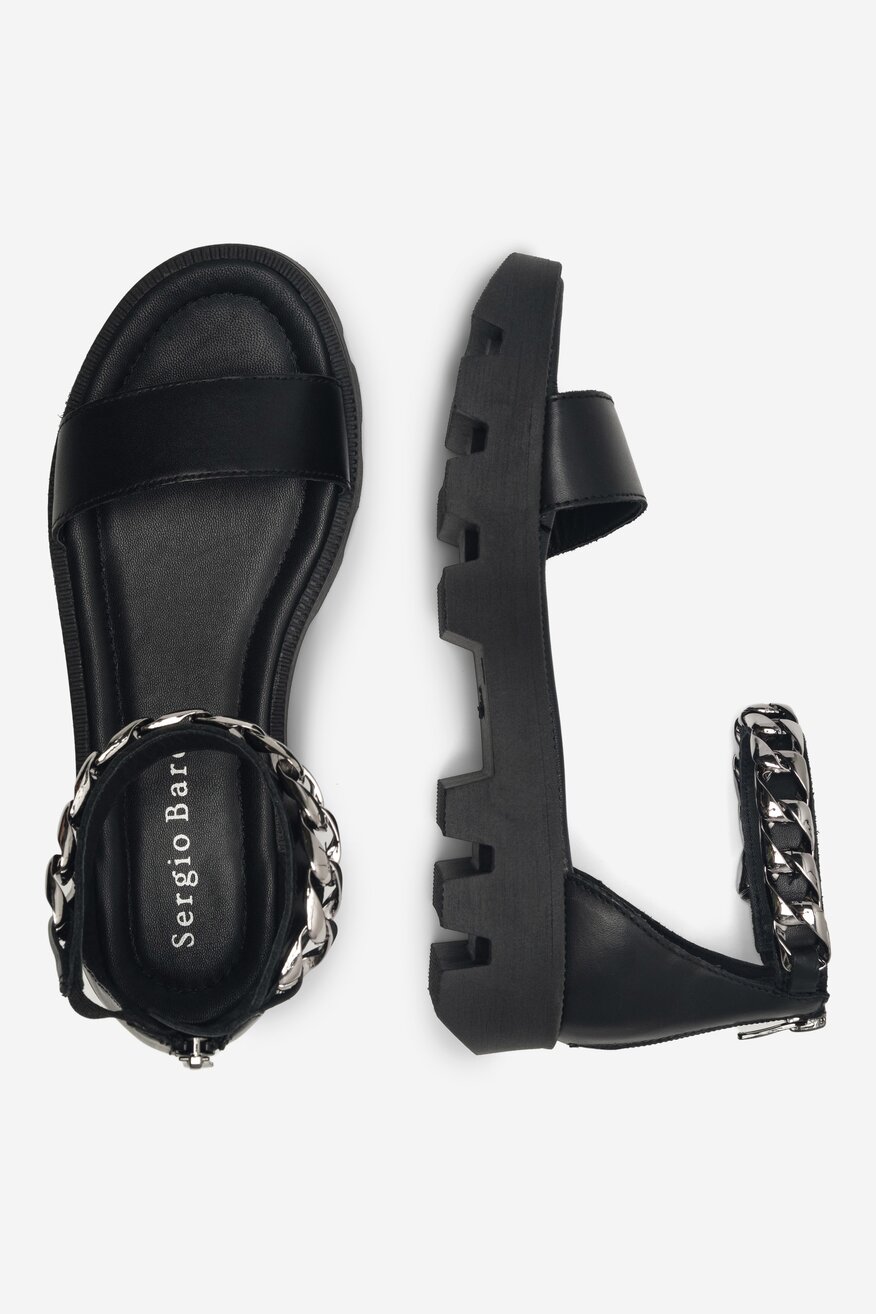 Sandały Sergio Bardi ARC-B1035-01SB Czarny