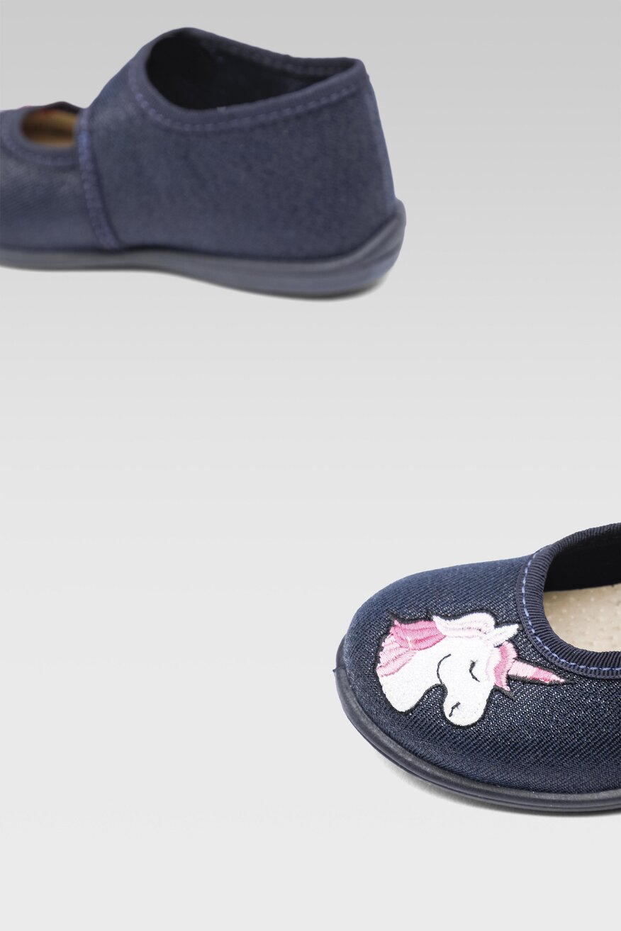 Kapcie MB 2F2/15-28POIR Granatowy