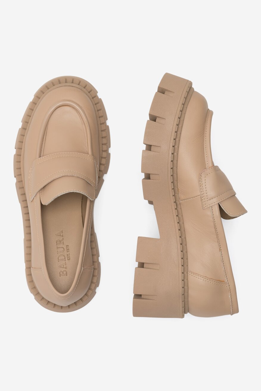 Półbuty Badura NAPOLI-25710NAP Beżowy