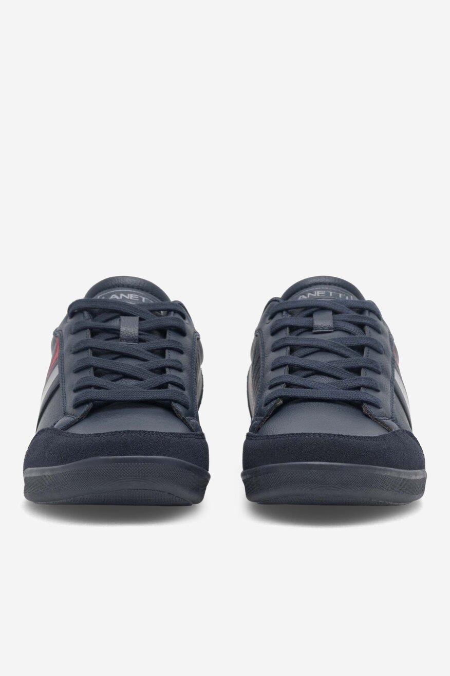 Półbuty Lanetti MP07-01458-02 Granatowy