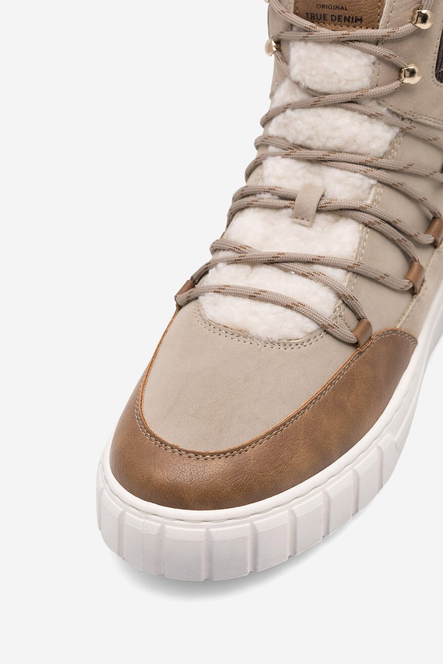 Trzewiki Mustang 1446-601 BIG Beżowy