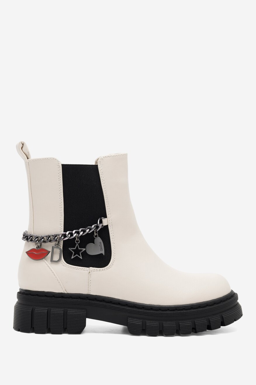 Botki DeeZee CS5906-01 Beżowy