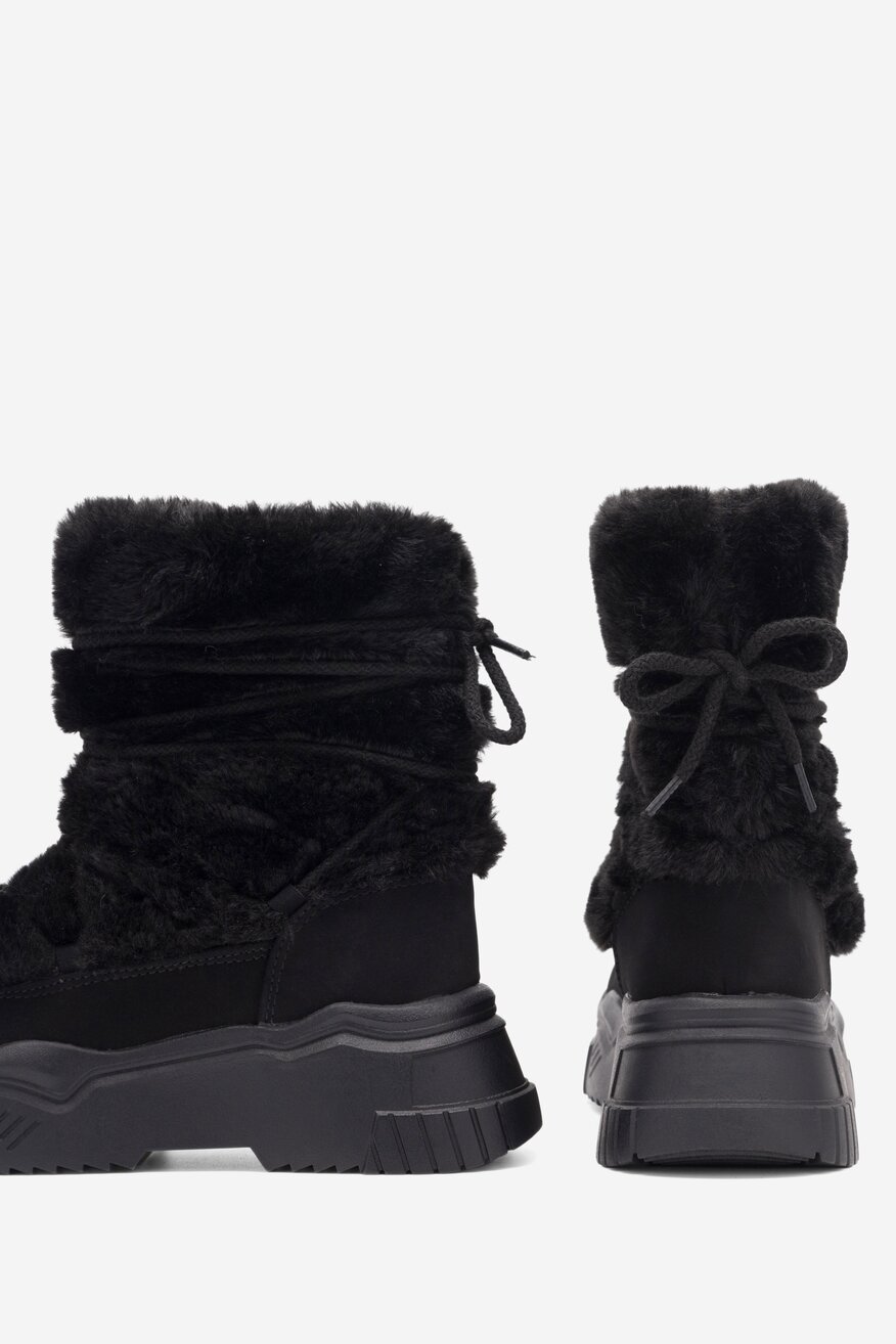 Botki DeeZee NELA WS6009-01 Czarny