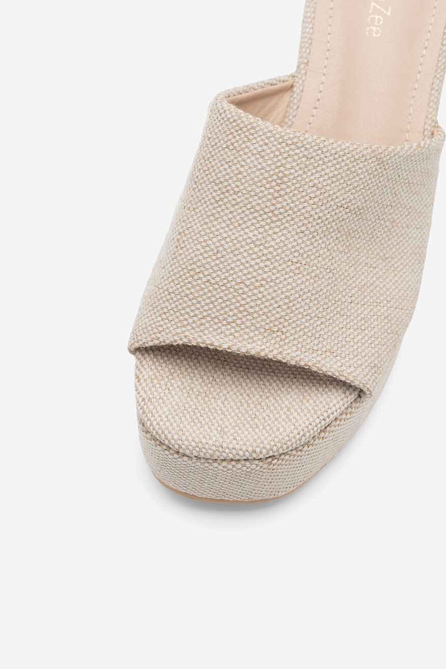 Klapki DeeZee STRONG ENOUGH WS270602-01 Beżowy