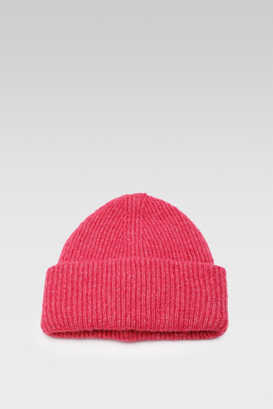 Czapka damska ACCCESSORIES 1W3-029-AW22 Różowy