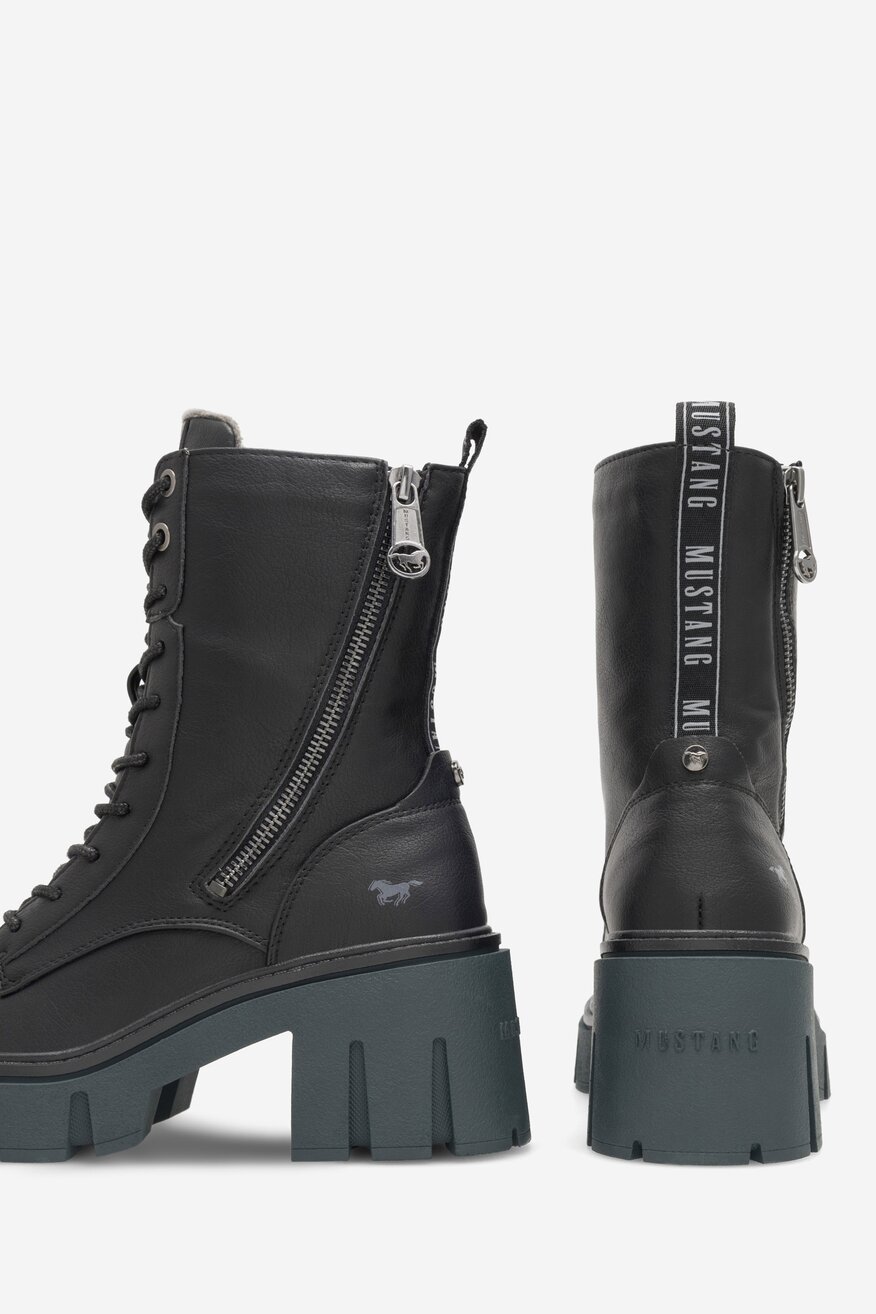 Trzewiki Mustang 1471-502 Czarny