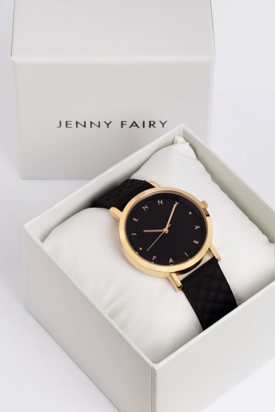 Zegarek Jenny Fairy JF WOMEN WATCH 01044420 Czarny