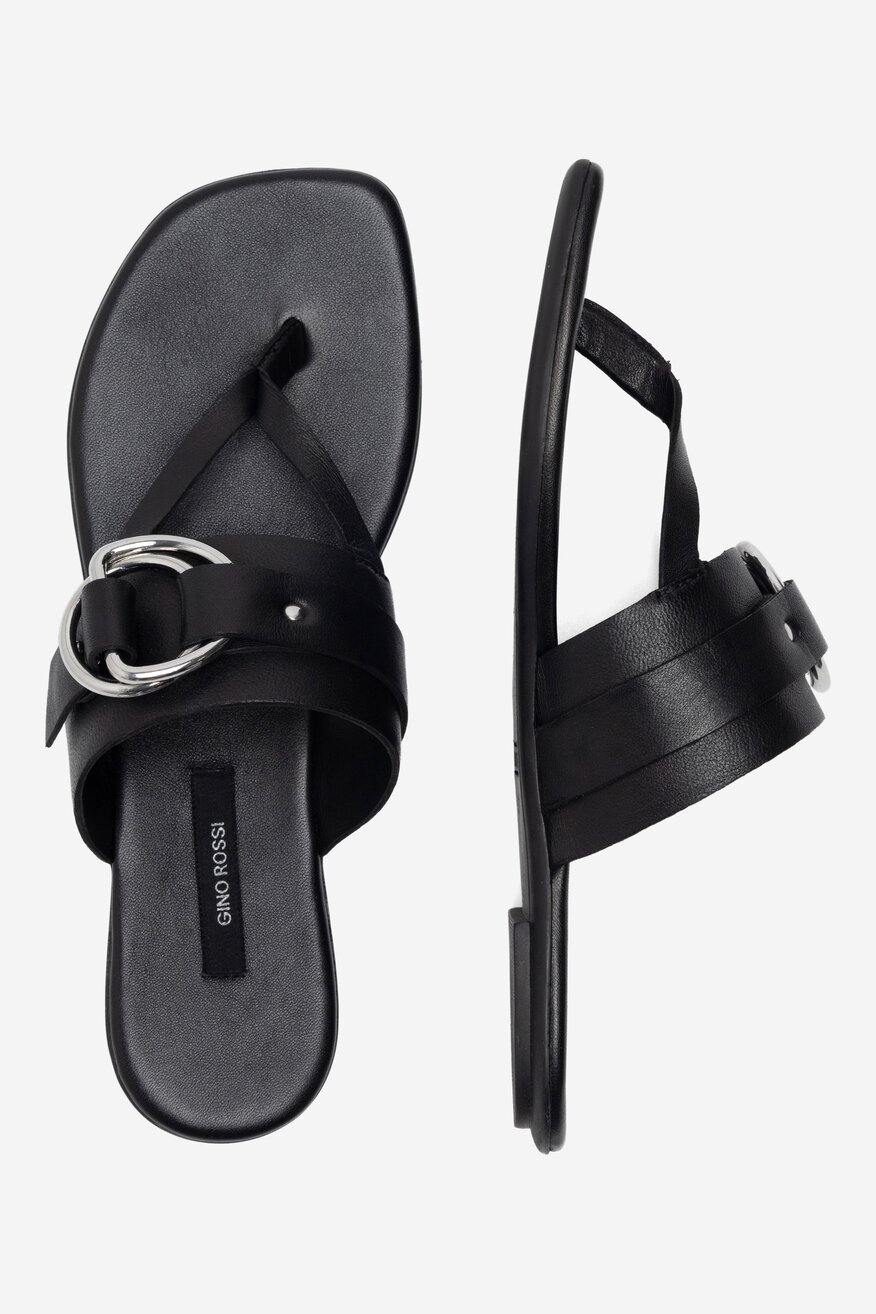Klapki Gino Rossi YUNA-4220 Czarny