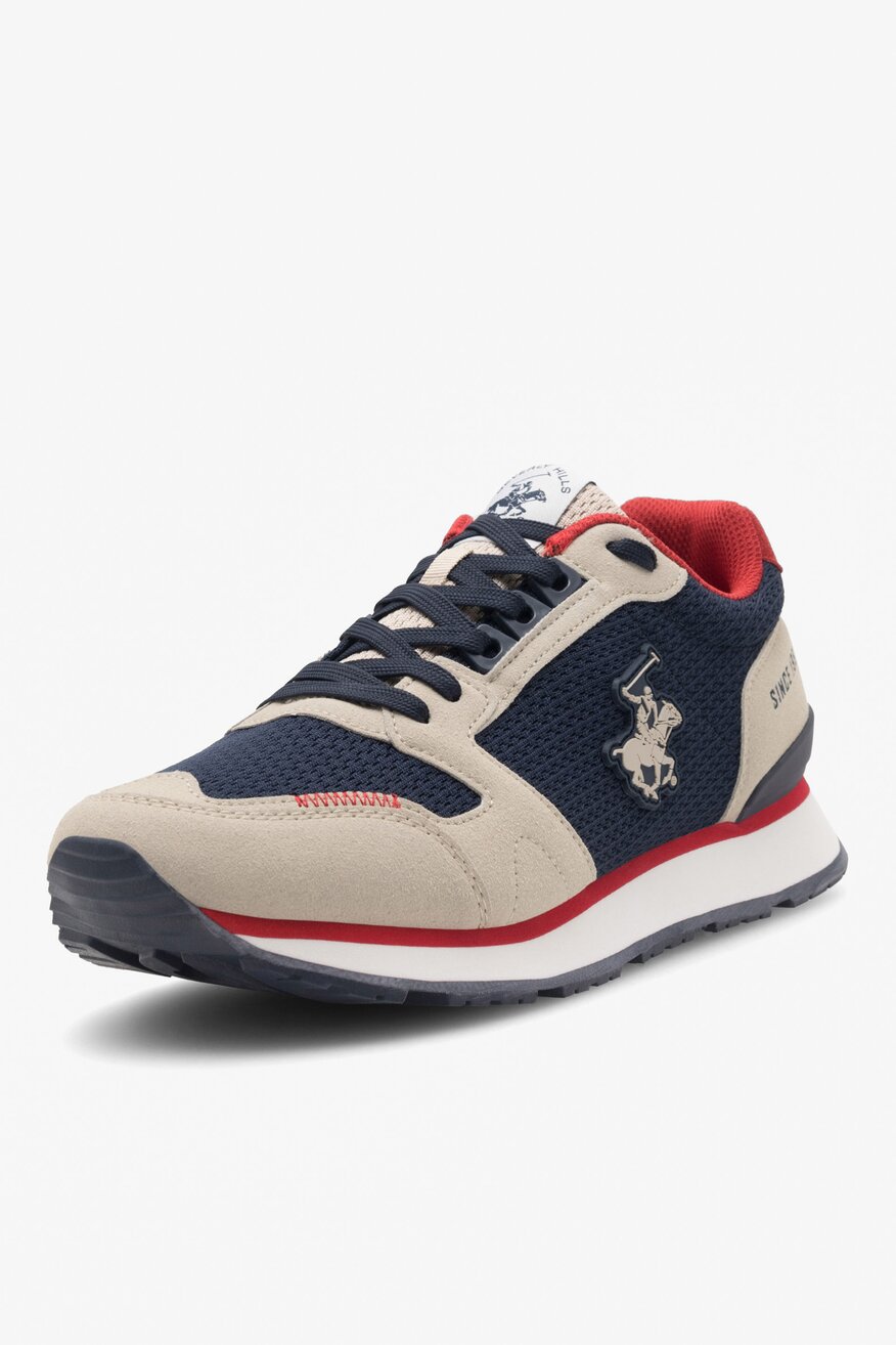 Sneakers Beverly Hills Polo Club PATCH-01 Granatowy