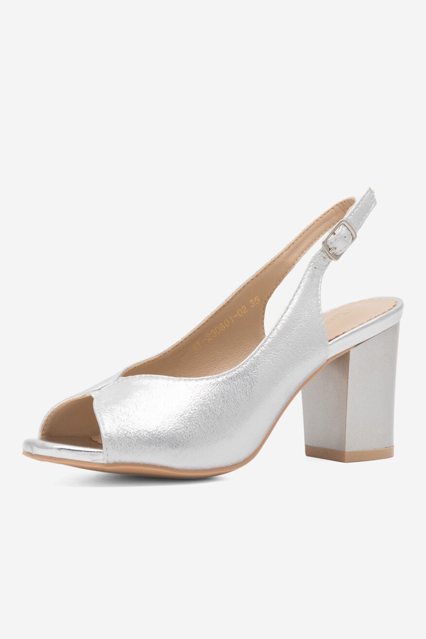 Sandały Clara Barson ACANNA KL-230801-02 Srebrny