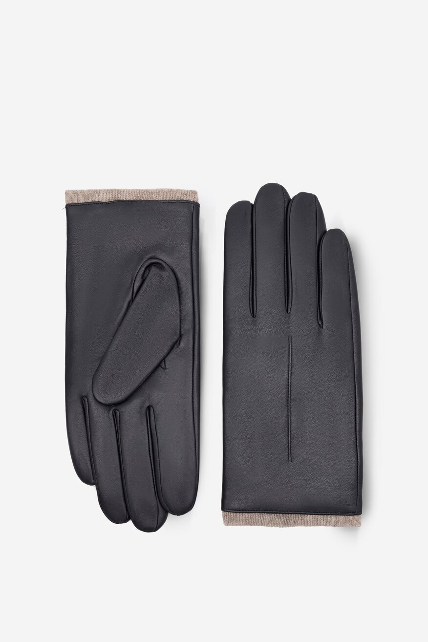 Rękawiczki męskie Lasocki 2M6-003-AW23 Czarny