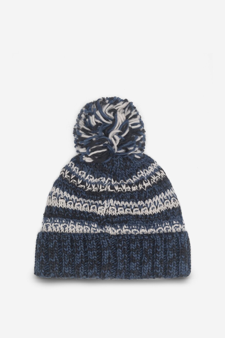 Czapka męska Lasocki 2M3-003-AW23 Niebieski