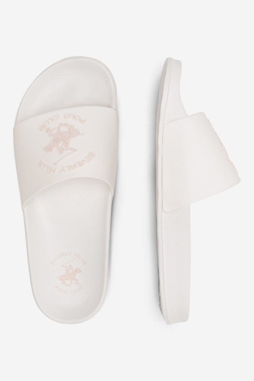 Klapki basenowe Beverly Hills Polo Club WP-CA23052-1C Biały