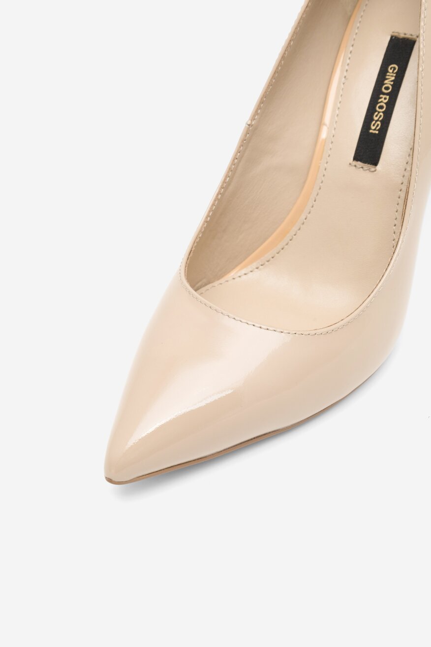 Czółenka Gino Rossi V-258-02 Beżowy