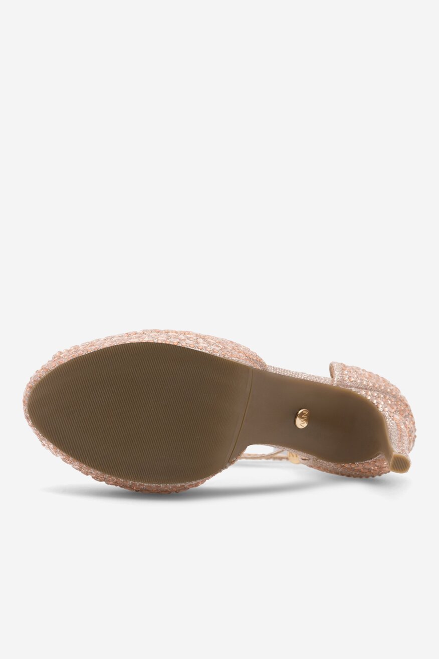 Sandały NINE WEST NISA SY015-1NW Różowy