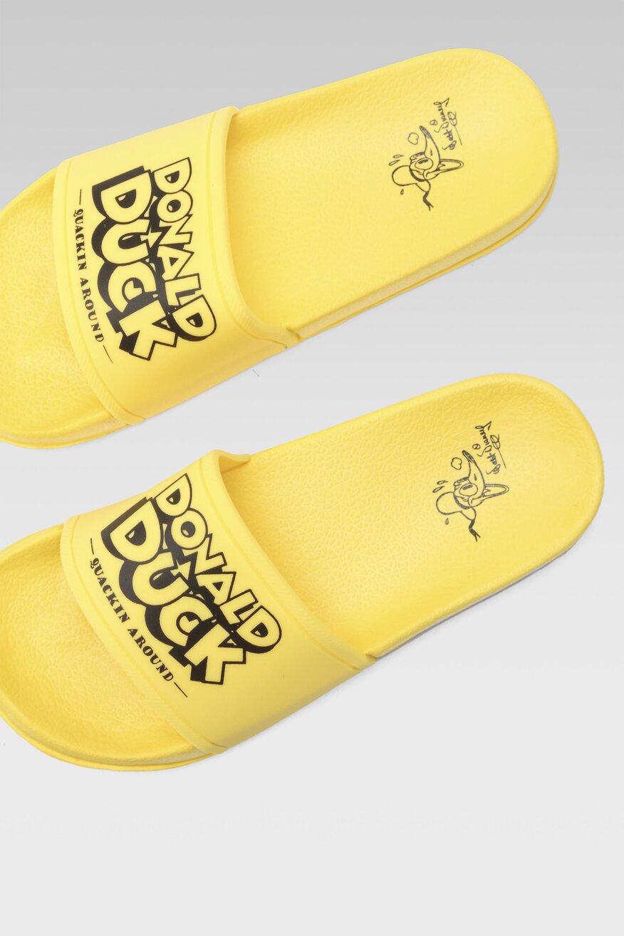 Klapki basenowe DISNEY 100 SS23-865612 Żółty