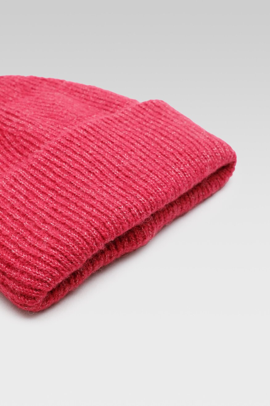 Czapka damska ACCCESSORIES 1W3-029-AW22 Różowy