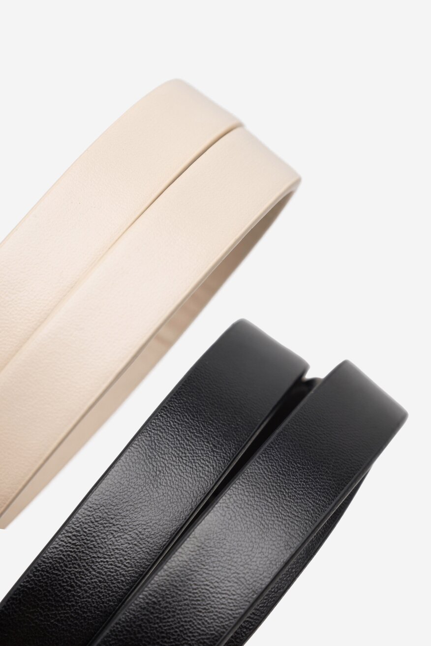 Pasek damski Jenny Fairy 4W2-012-AW23 Beżowy