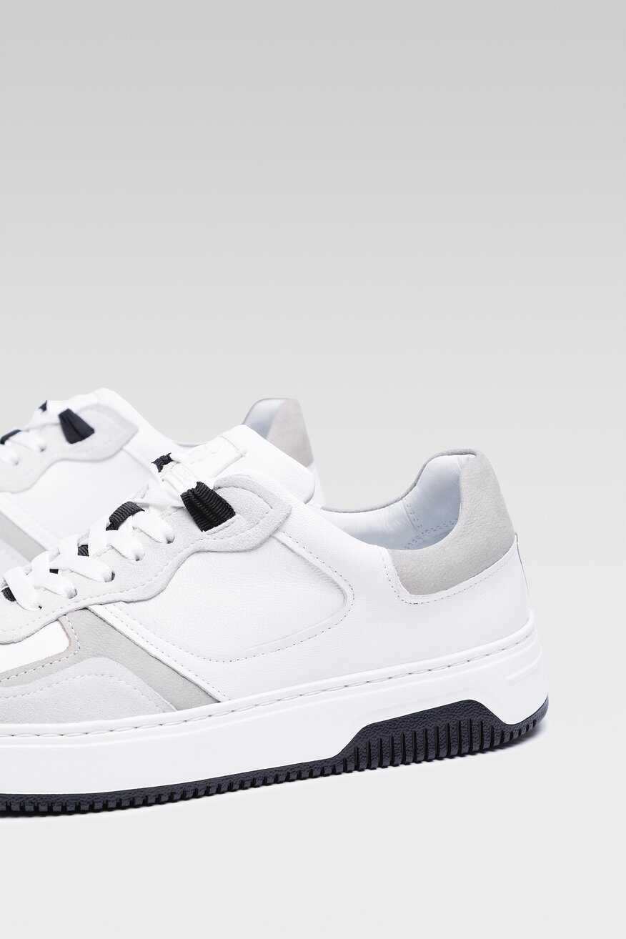 Półbuty Togoshi MI08-BUXTON-07 Biały