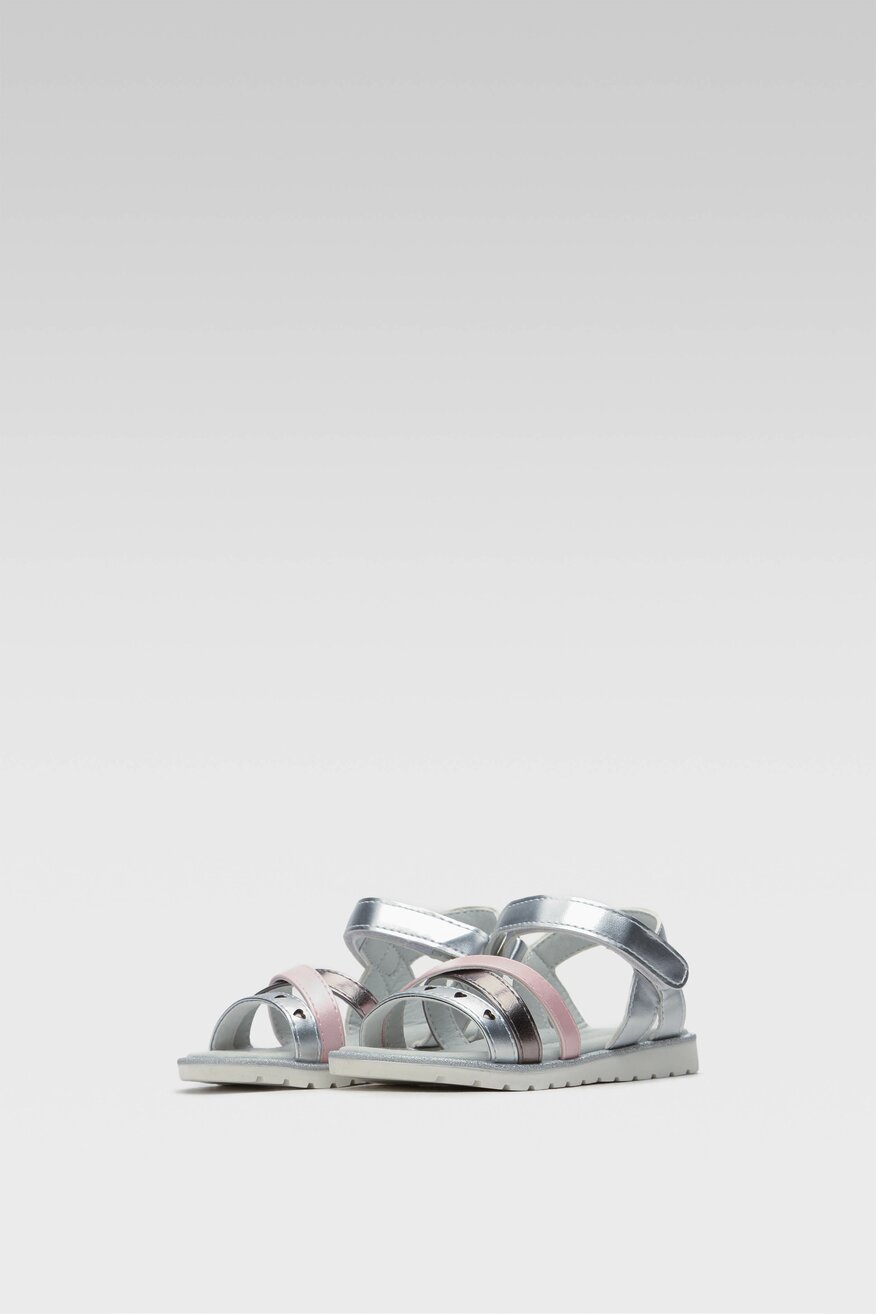 Sandały Nelli Blu CM2110583SG Srebrny