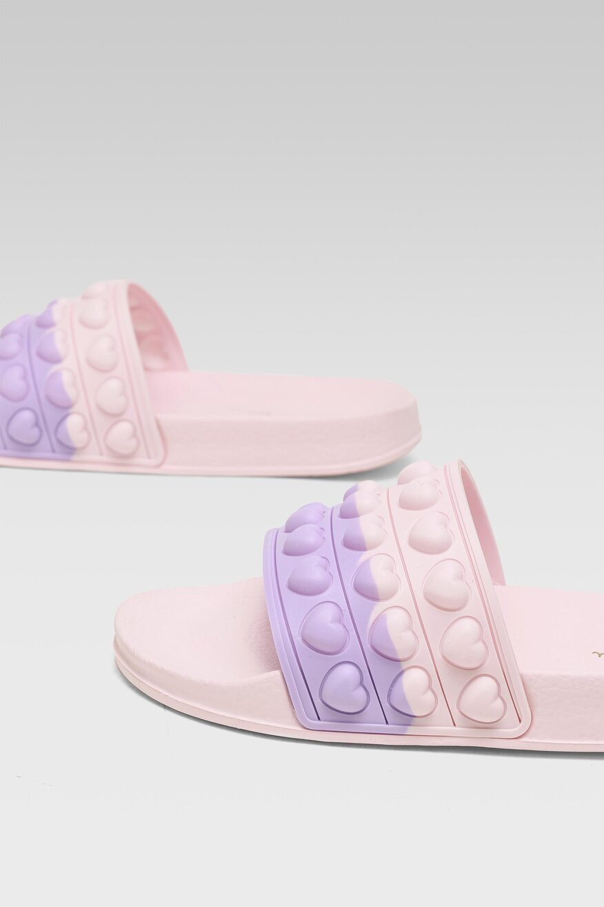 Klapki basenowe Nelli Blu P2047031K Różowy