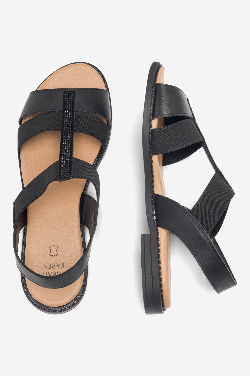 Sandały Sarah Karen EST-FIONA-02 Czarny