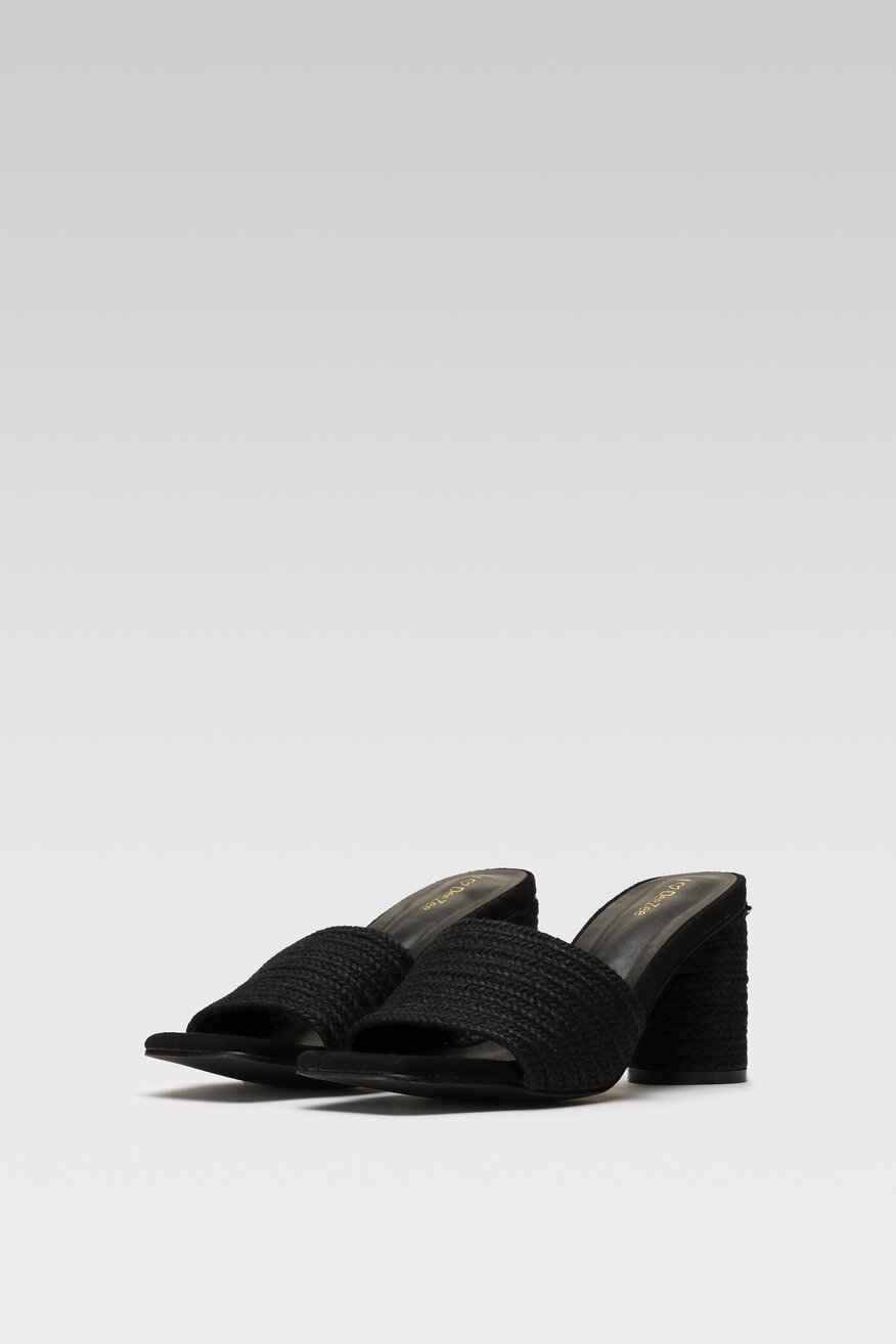 Klapki DeeZee MELANCHOLY HRT220498 Czarny