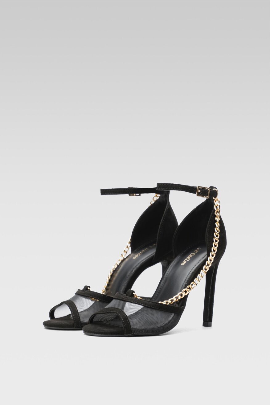 Sandały DeeZee LS5719-04 Czarny