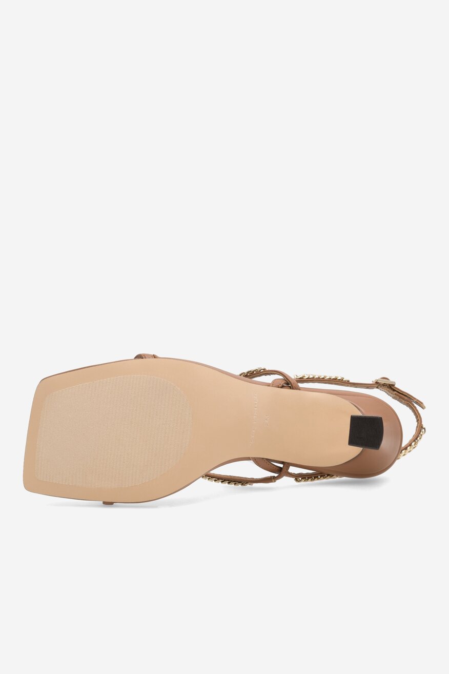 Sandały MARC FISHER F-DROID DNA01 Beżowy ciemny