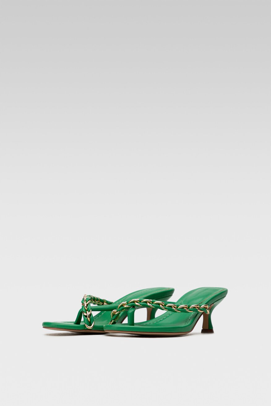 Klapki Jenny Fairy LS5730-04C Zielony