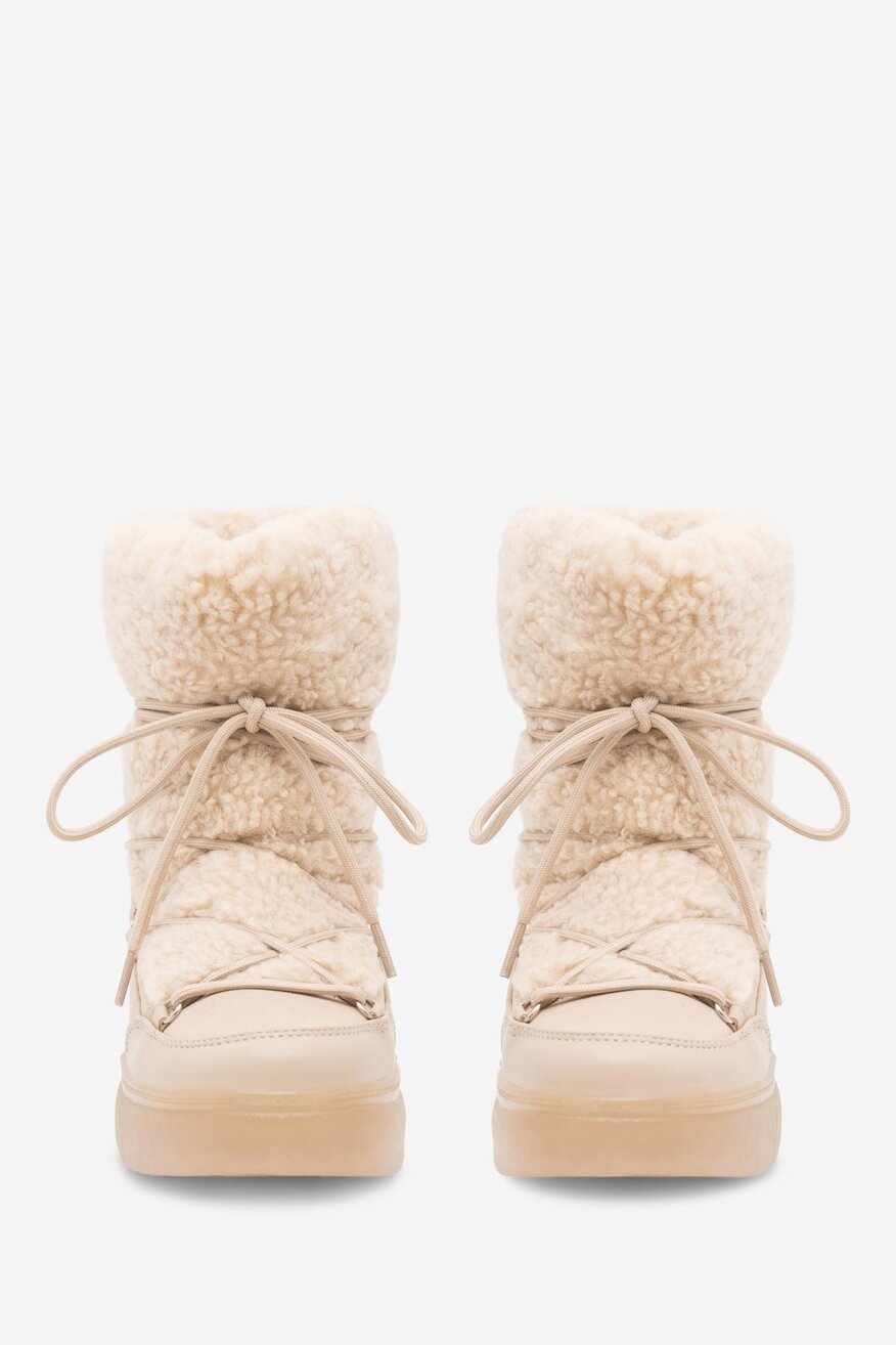 Botki DeeZee MARCELE N10399 Beżowy