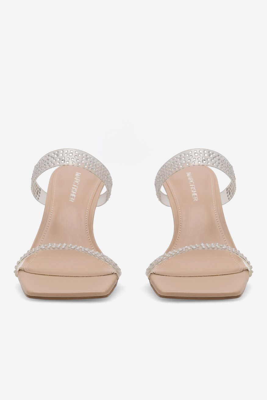 Klapki MARC FISHER F-ANLITA CLR01 Przezroczysty