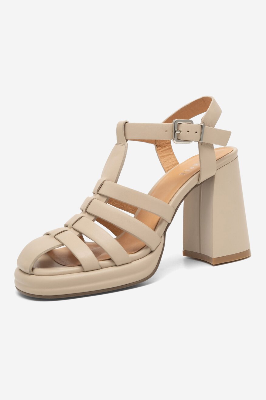 Sandały SIMPLE AZALIA-2023 Ivory