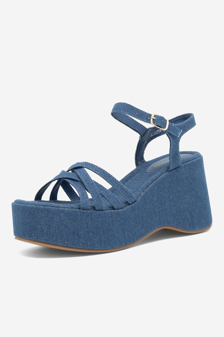 Sandały Jenny Fairy RABBY KL E2206-100 Jeansowy